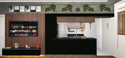 Apartamento Integrado — Living & Cozinha — residencial, imagem 1