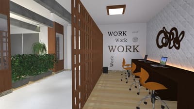 Hall Social — Edifício Zona Norte — comercial, imagem 1