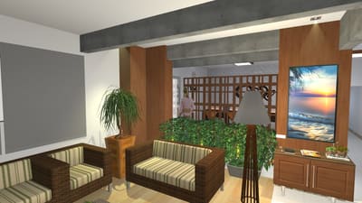 Hall Social — Edifício Zona Norte — comercial, imagem 2