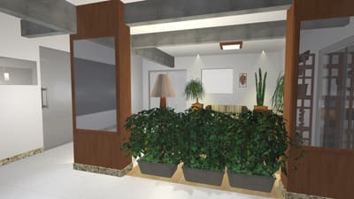 Hall Social — Edifício Zona Norte — comercial, imagem 4