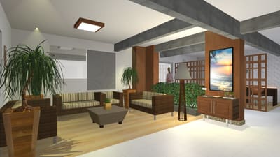 Hall Social — Edifício Zona Norte — comercial, imagem 5