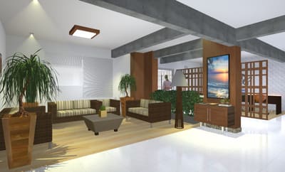 Hall Social — Edifício Zona Norte — comercial, imagem 6