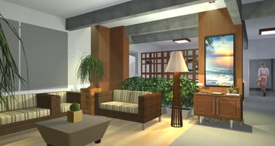Hall Social — Edifício Zona Norte — comercial, imagem 7