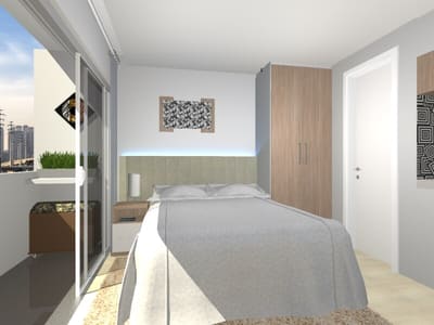 Studio Compacto — Vista Urbana — residencial, imagem 2