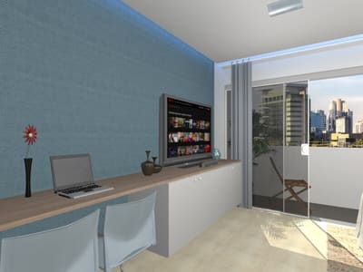Studio Compacto — Vista Urbana — residencial, imagem 3